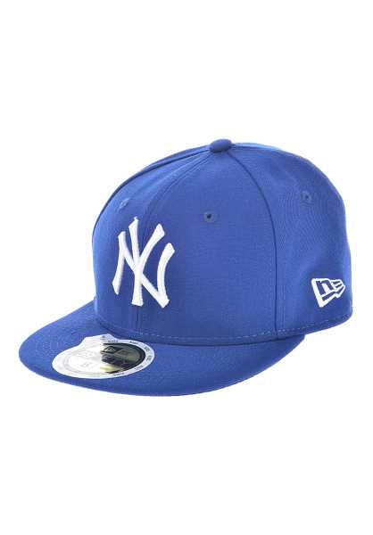New Era 59 Fifty Mlb League Basic New York Yankees - Blu Bambini Fitted Modo Poco Costoso Cappello (A1761)